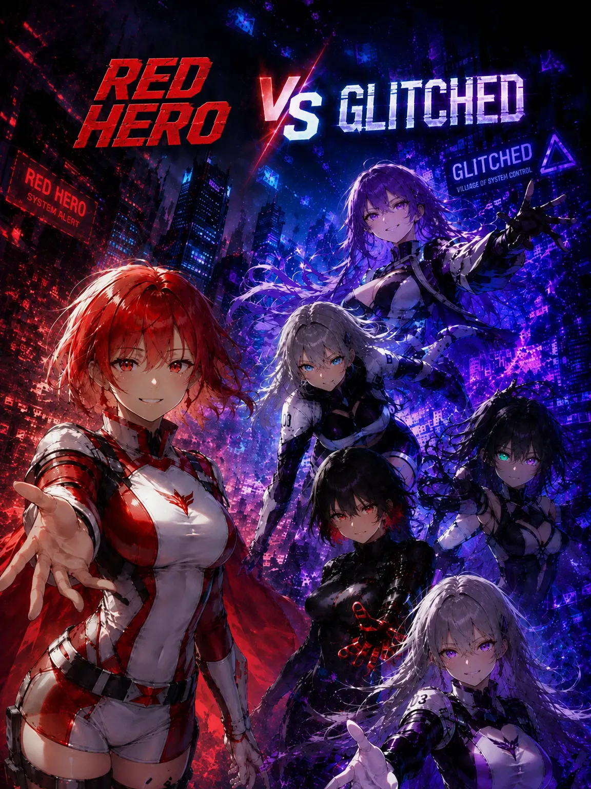 Zetia의 Red Hero VS GLITCHED