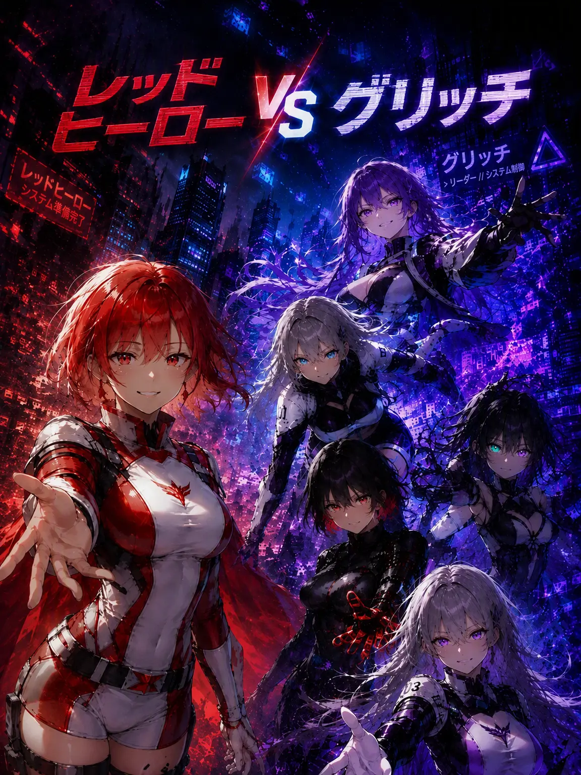 Zetia의 レッドヒーロー VS GLITCHED