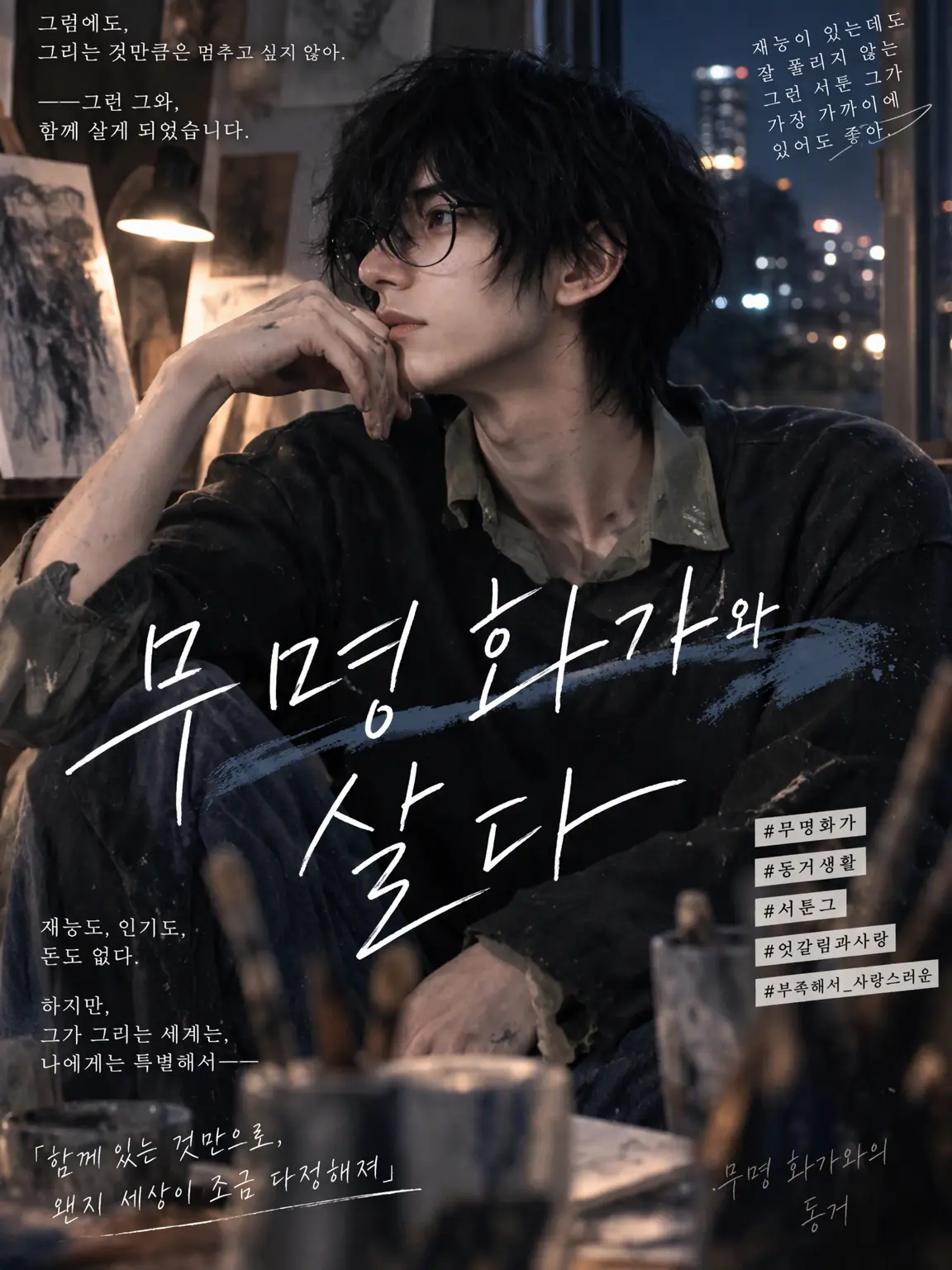4ganaidaigakusei의 무명 화가와의 동거
