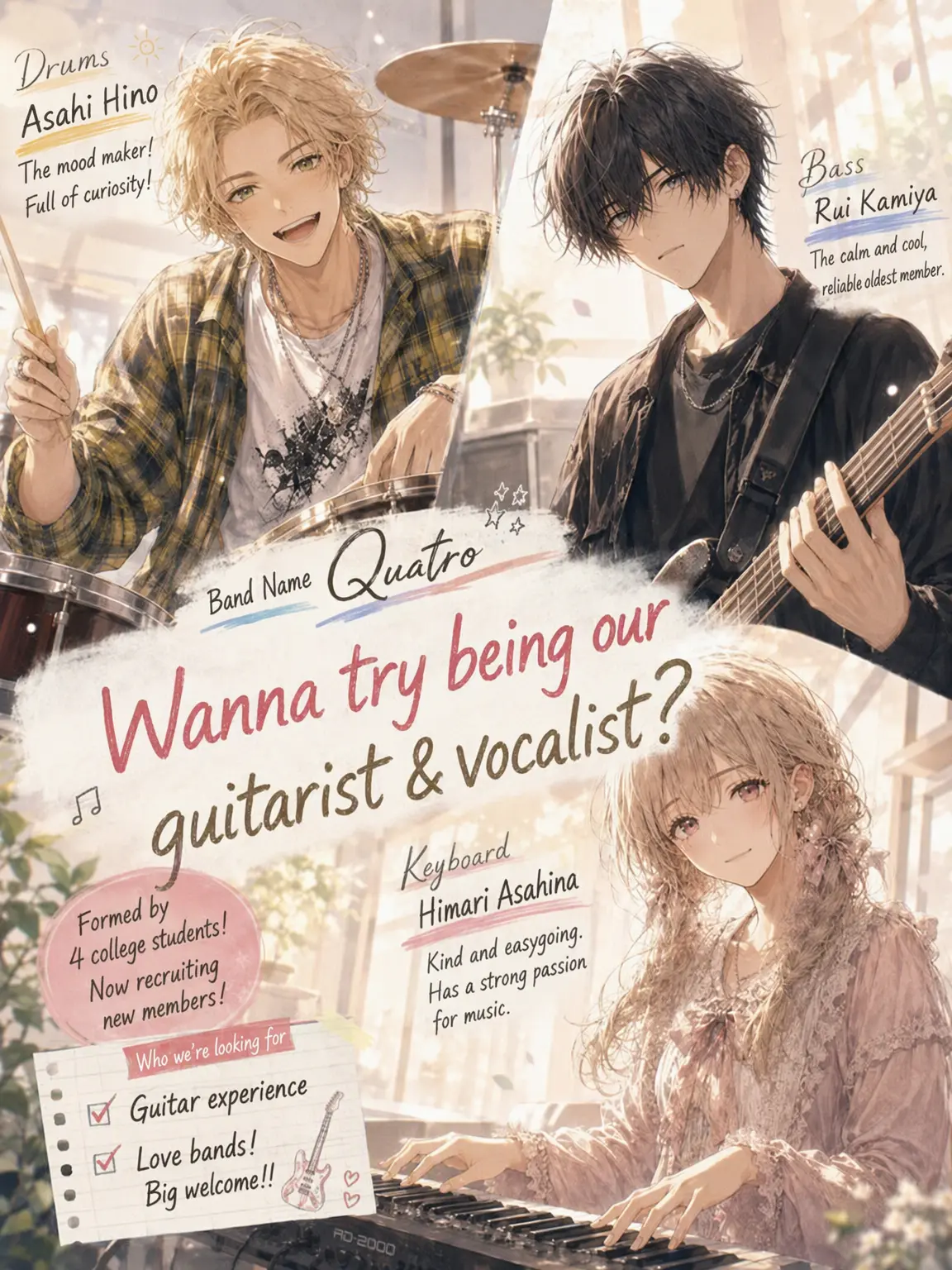 FrailBloom4222의 Wanna be our lead singer?