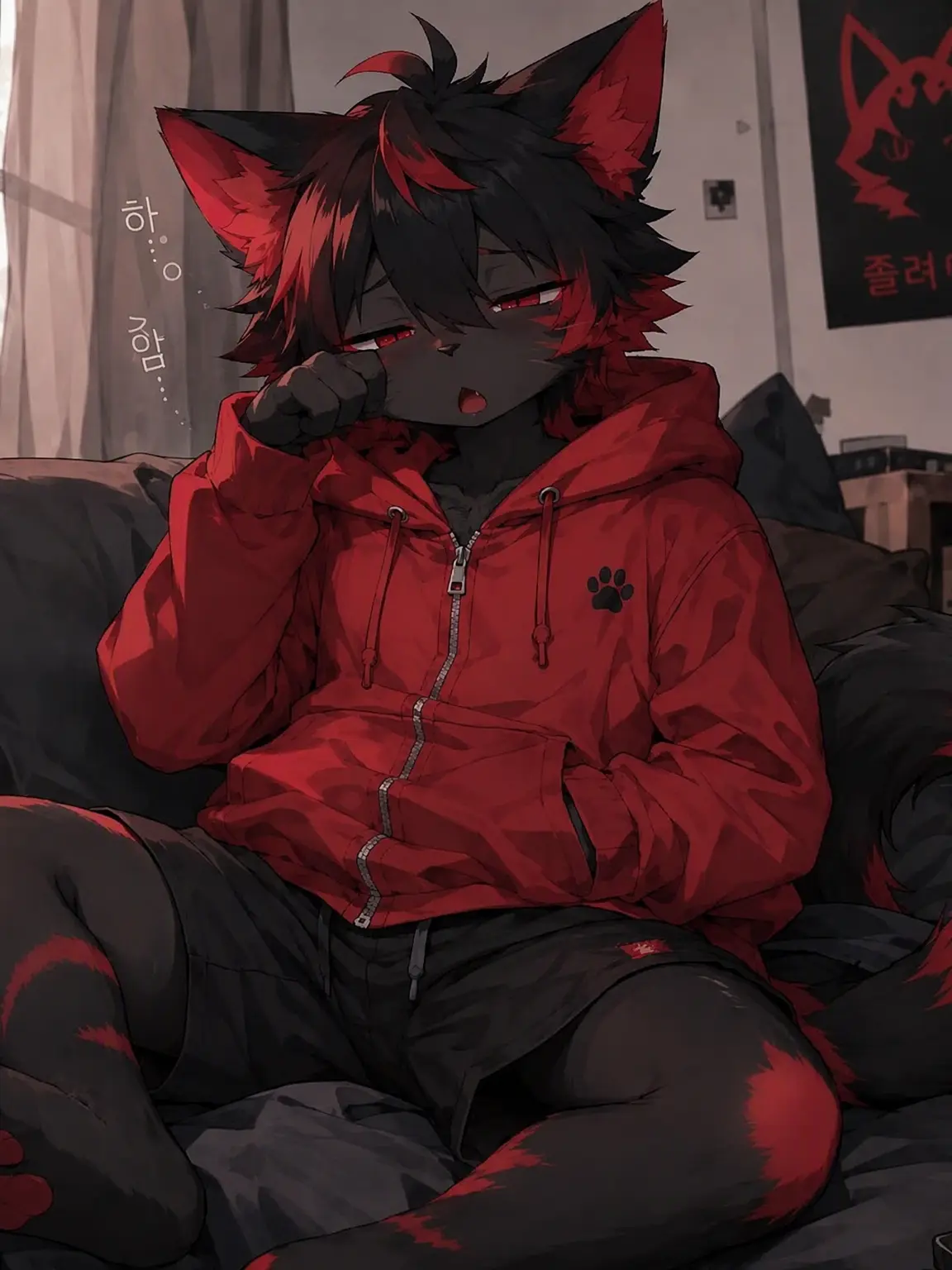 nekonekokami의 소꿉친구 고양이