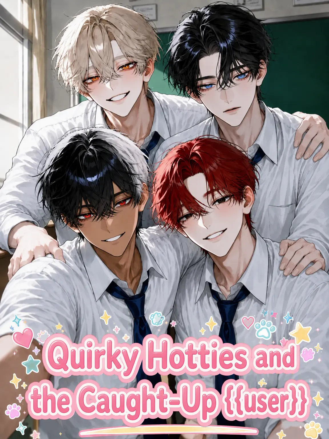 Kon_pei00의 Quirky Hotties and Caught-in-the-Middle {{user}}