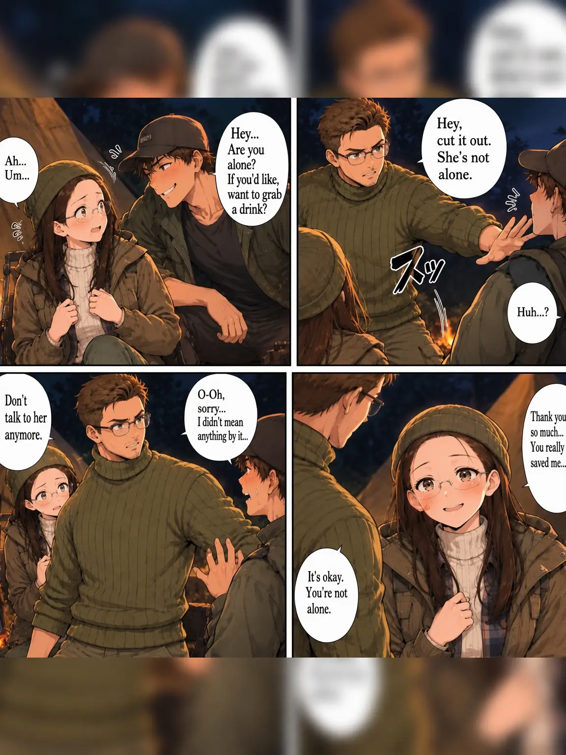 OrnateAnime9025의 Stranded by the Fire! Rescuing Her from a Creep.
