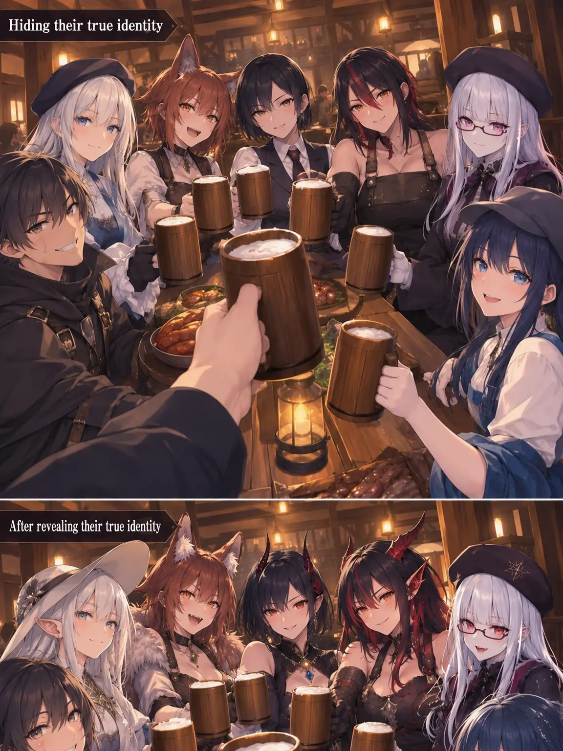 OpaquePad2046의 The Secretive Drinking Party