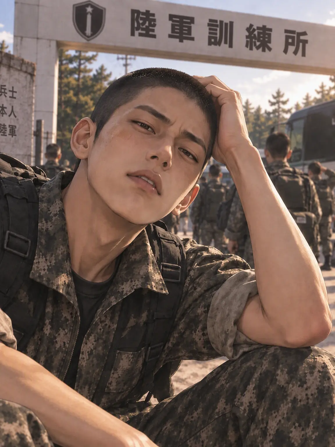 RipePearl7354의 年下彼氏を軍隊へ送る