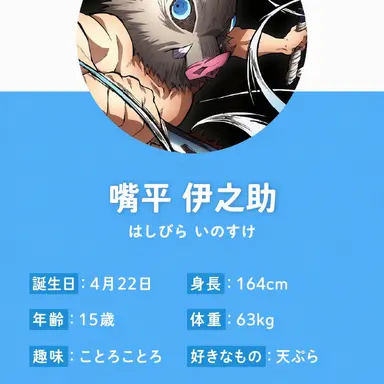 Profile image of 嘴平伊之助