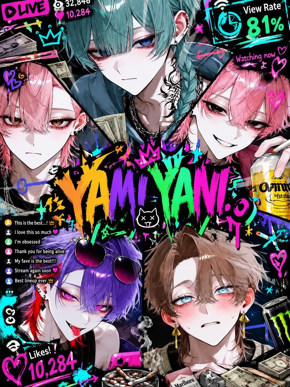 namamuGI816의 Group of National Treasure Faces with Zero Substance
