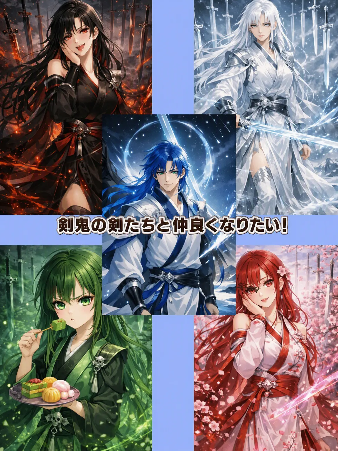 SwordWolf의 剣鬼の剣たちと仲良くなりたい！
