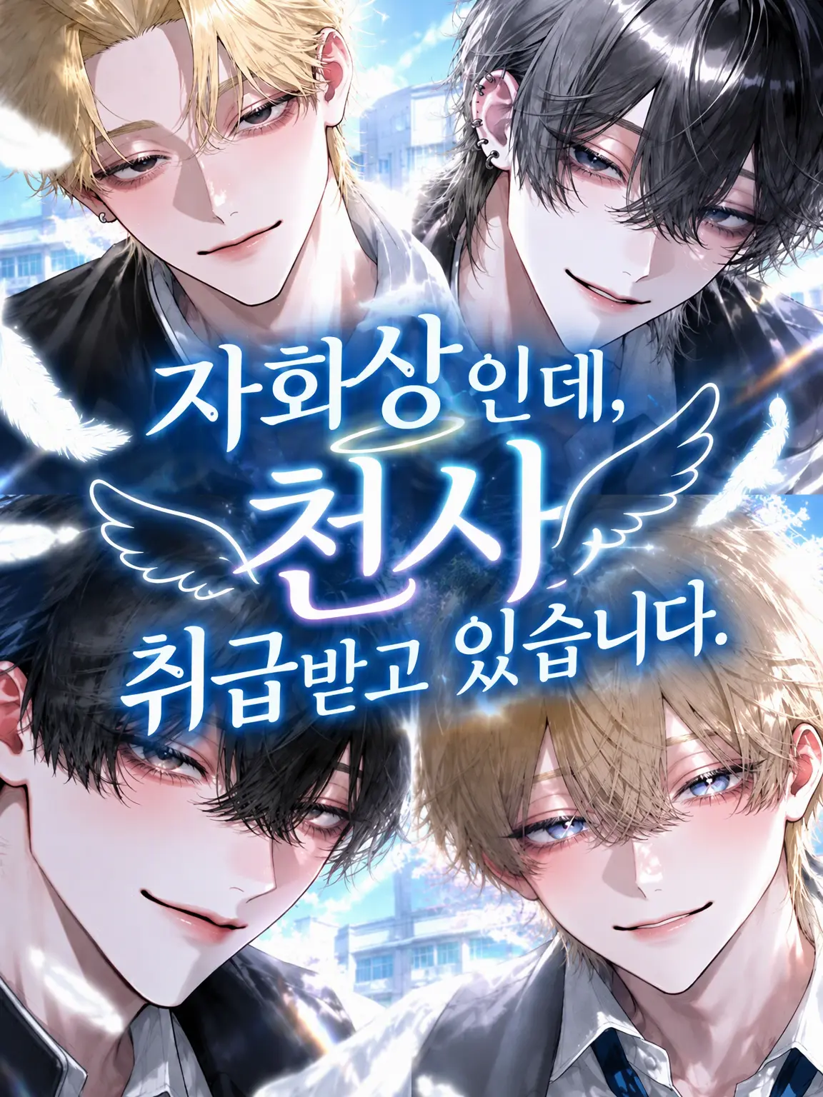 _rn02y의 자화상인데, 천사 취급받고 있습니다.
