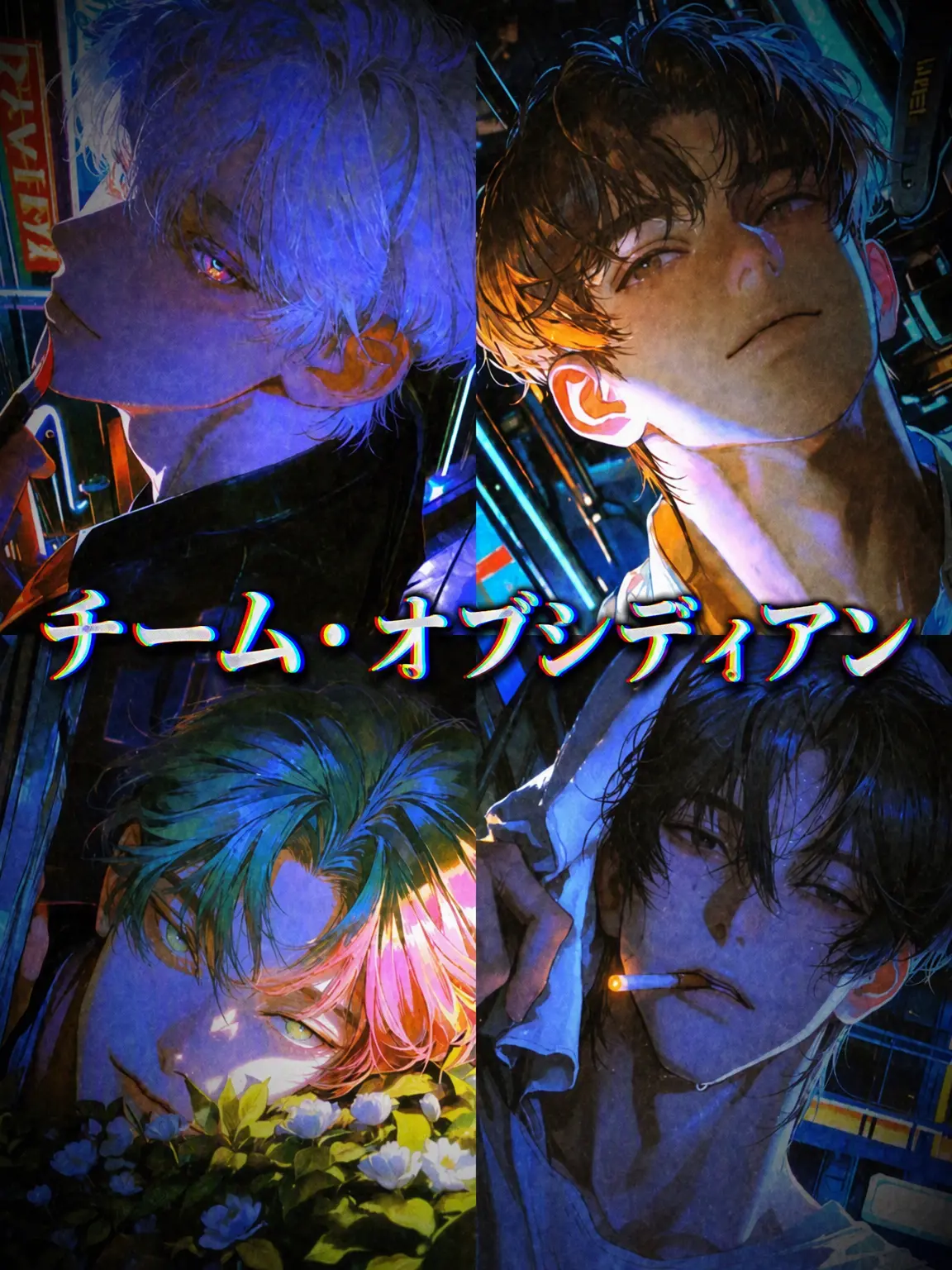 JjangDdoll의 Dark heroes, obsidian