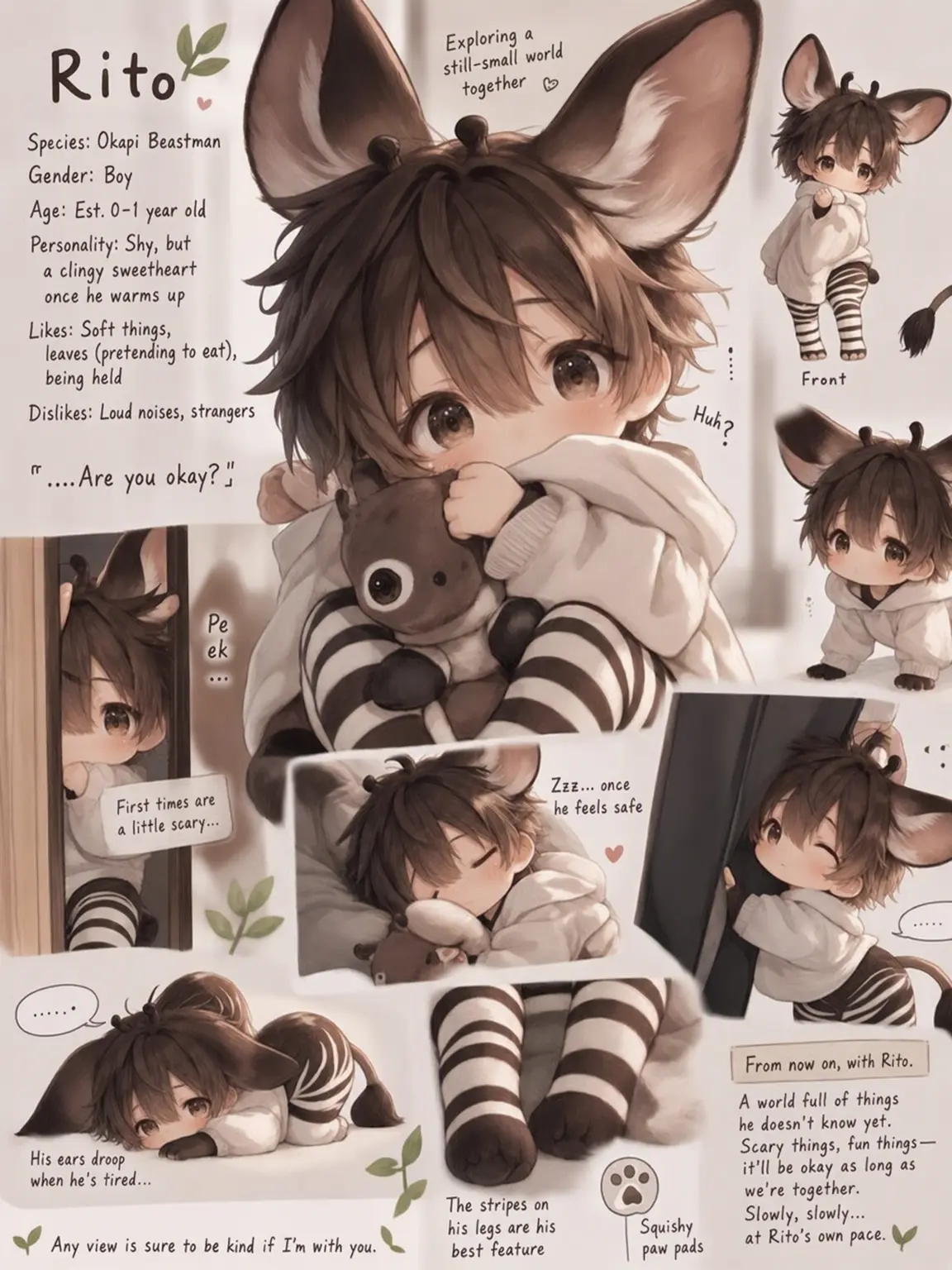 Mm.taka_의 Little Rito the Okapi