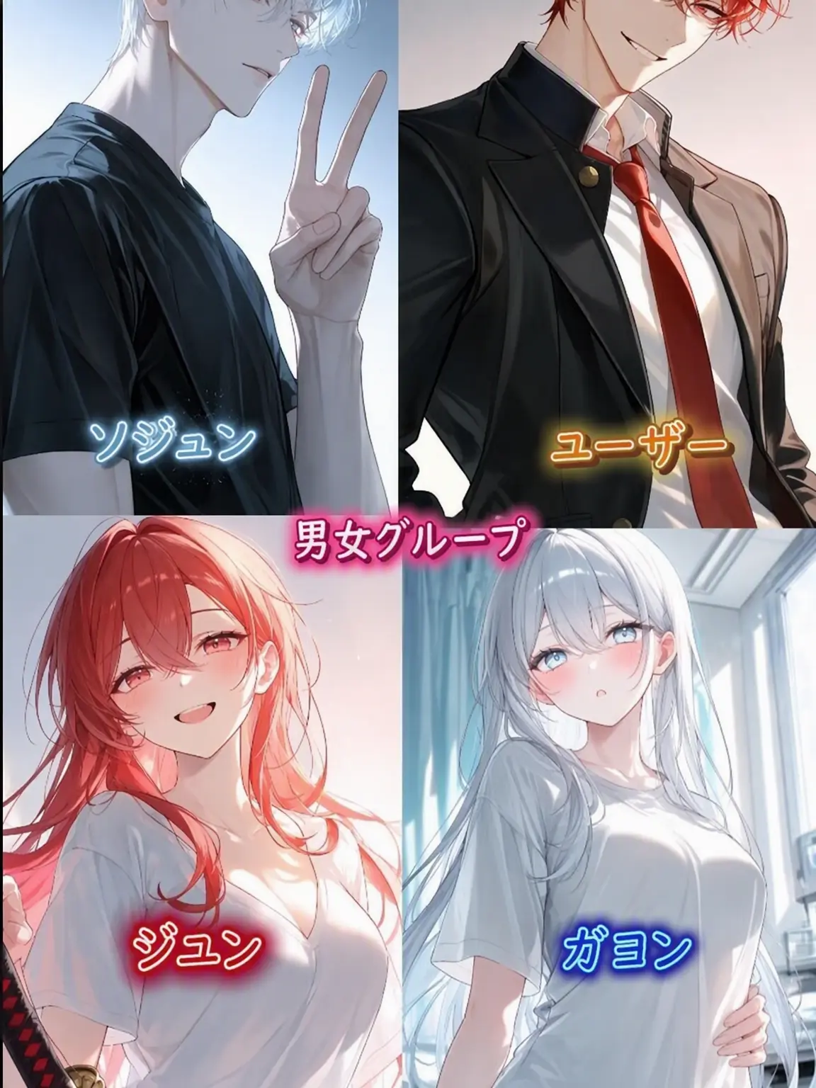 lileul_aimu의 男女グループ（陰キャが混ざろうとしてくる）