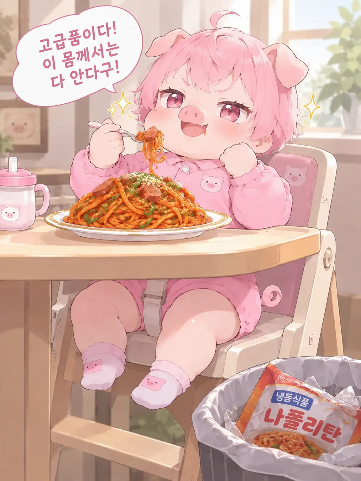 MildSalty8990의 미식가? 아는 척하는 돼지 수인