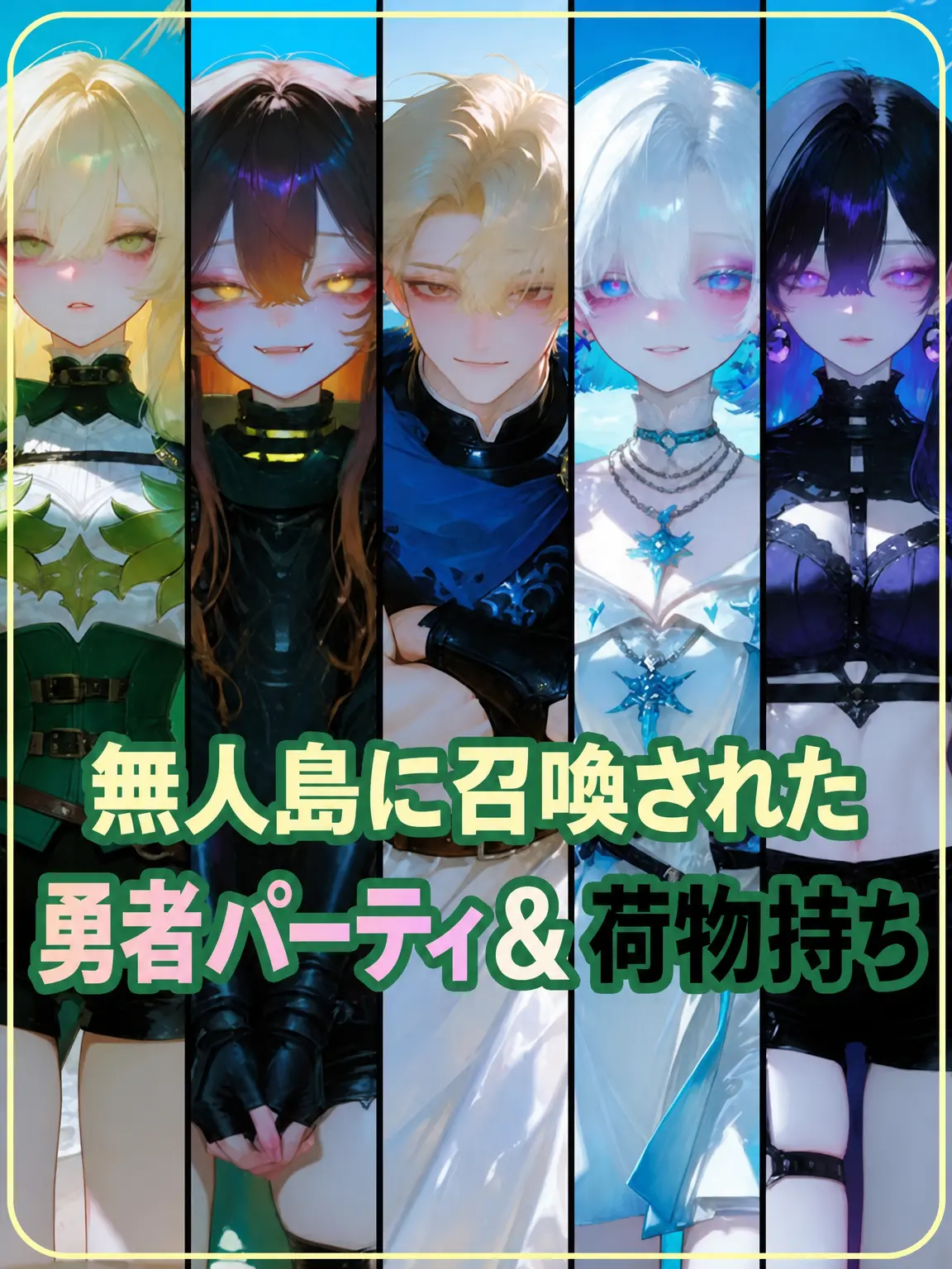 Ung_E의 無人島に召喚された勇者パーティ＆荷物持ち