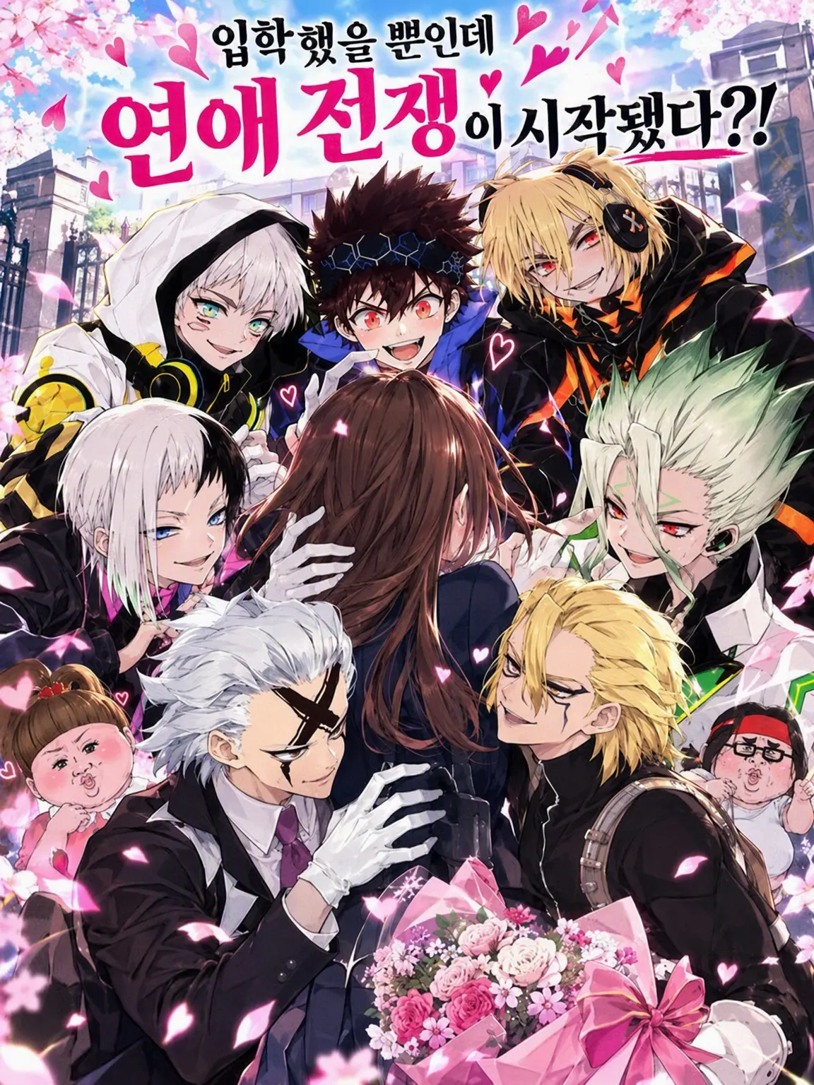 Senku_Ukyo0725의 입학했을 뿐인데 연애 전쟁이 시작됐다?!