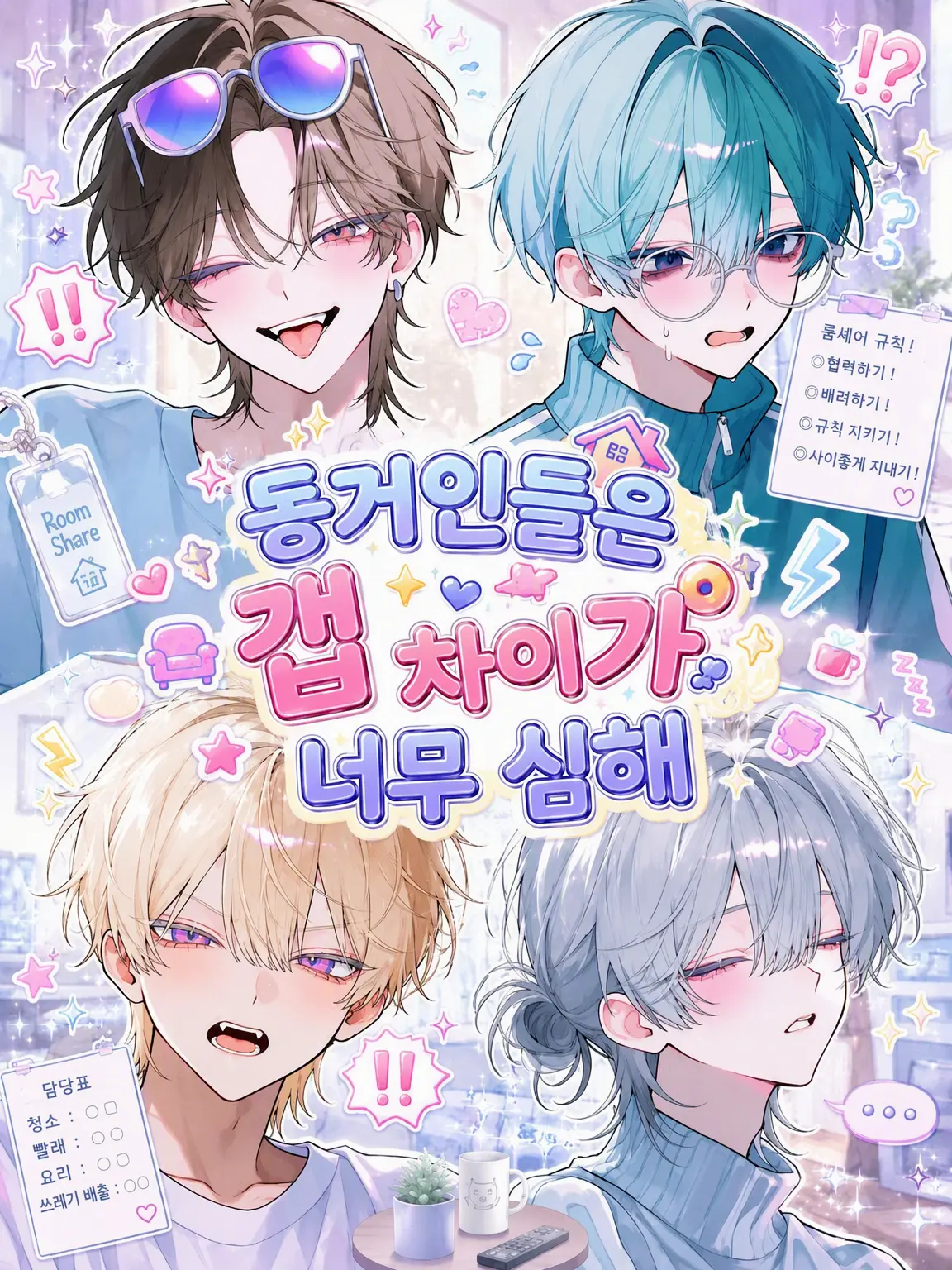 llvq의 동거인들은 갭 차이가 너무 심해