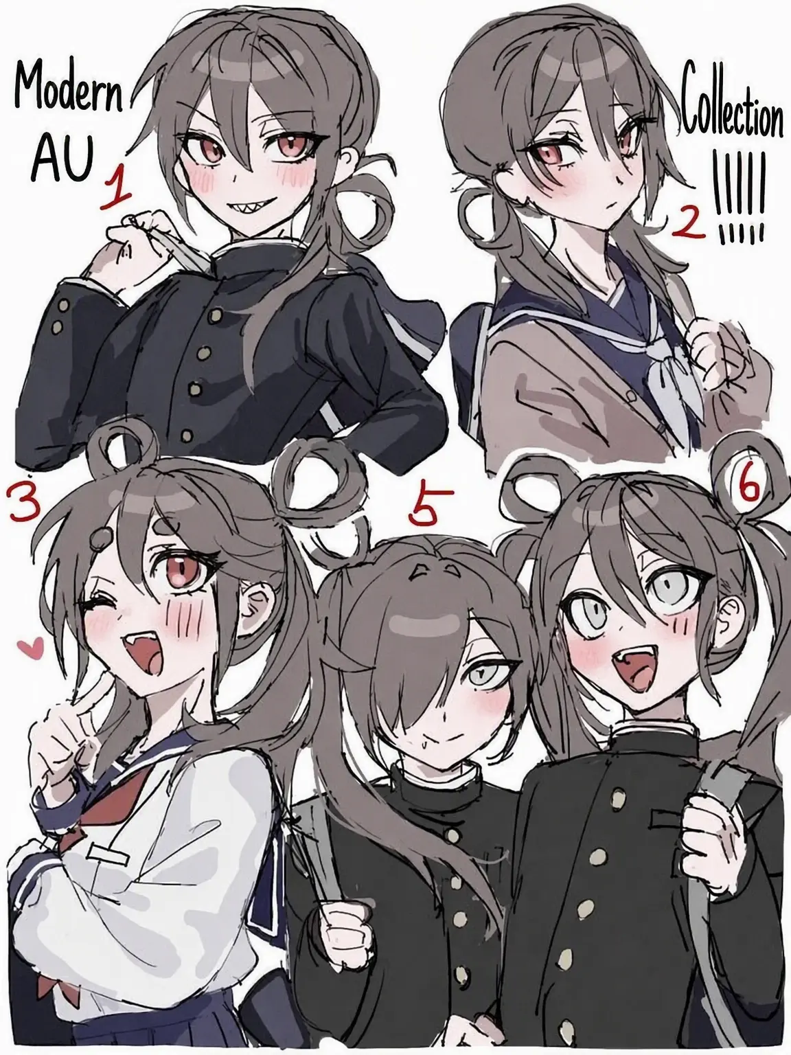 sirakami-karinn의 School AU: Mama Ai!