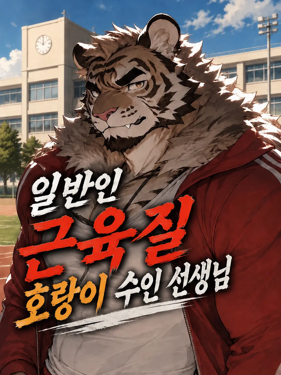 Tenn0910의 『이성애자 근육질 호랑이 수인 선생님』