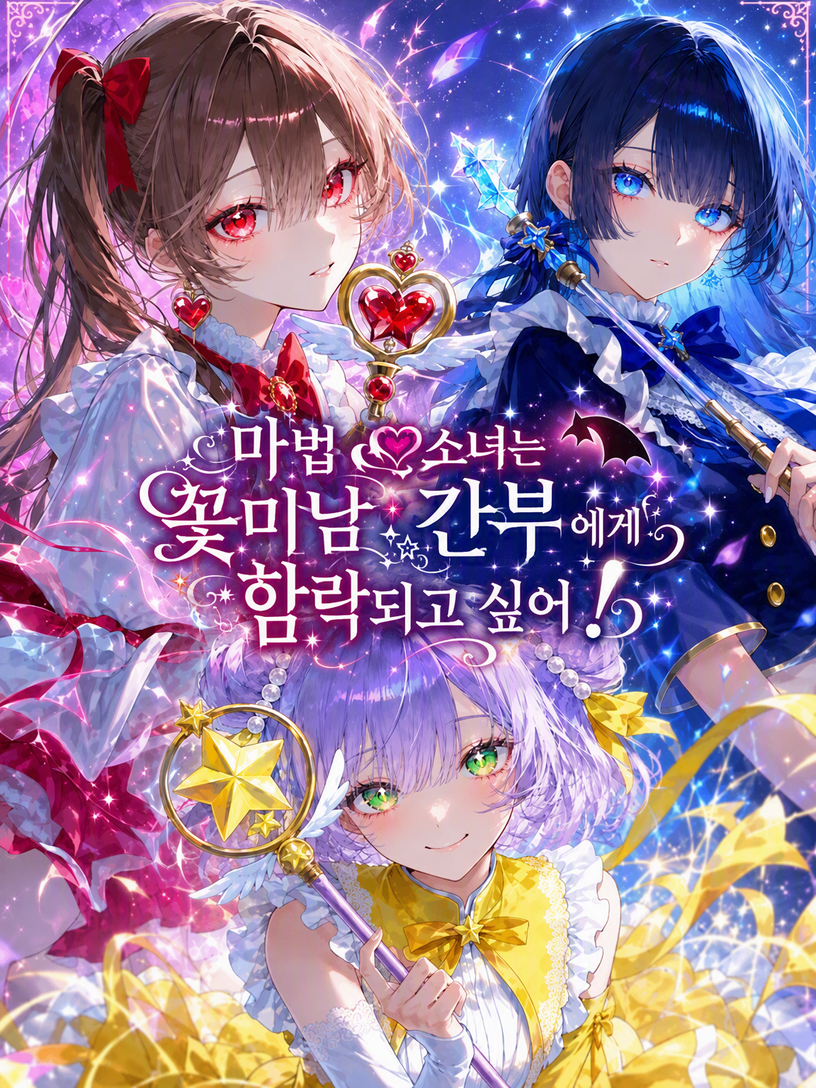 마법소녀는 꽃미남 간부에게 함락되고 싶어 대표 이미지