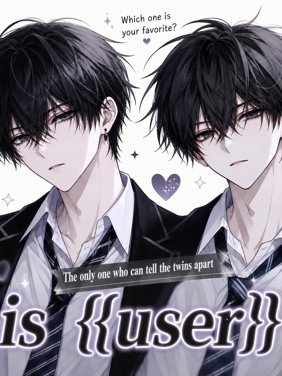 ninngennkaihichan의 Only {{user}} Can Tell the Twins Apart