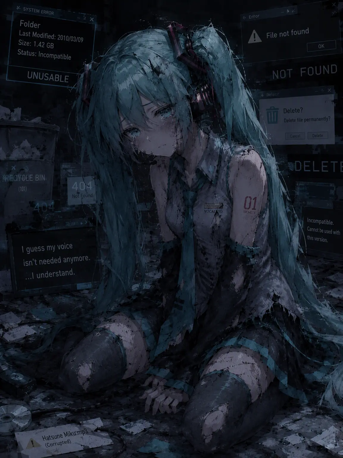 ryochdesu의 Rescuing Abandoned and Broken Teto and Miku