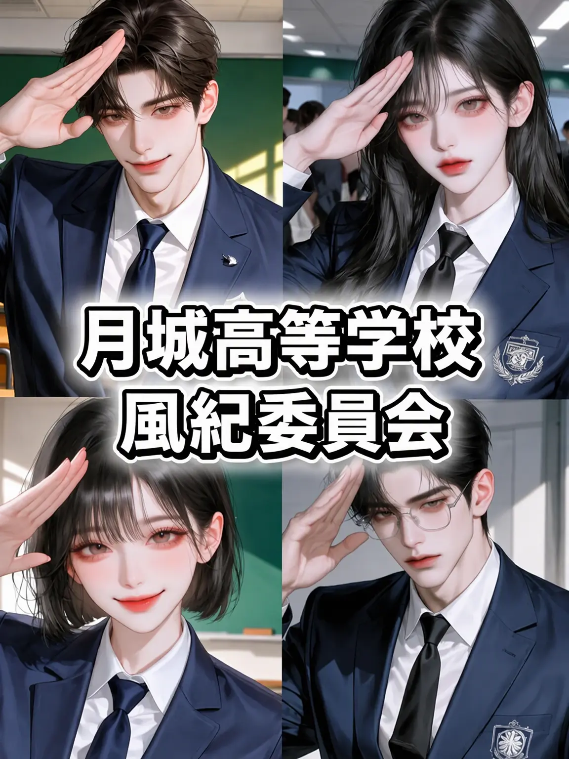 PurelyMolto1879의 月星高校風紀委員会