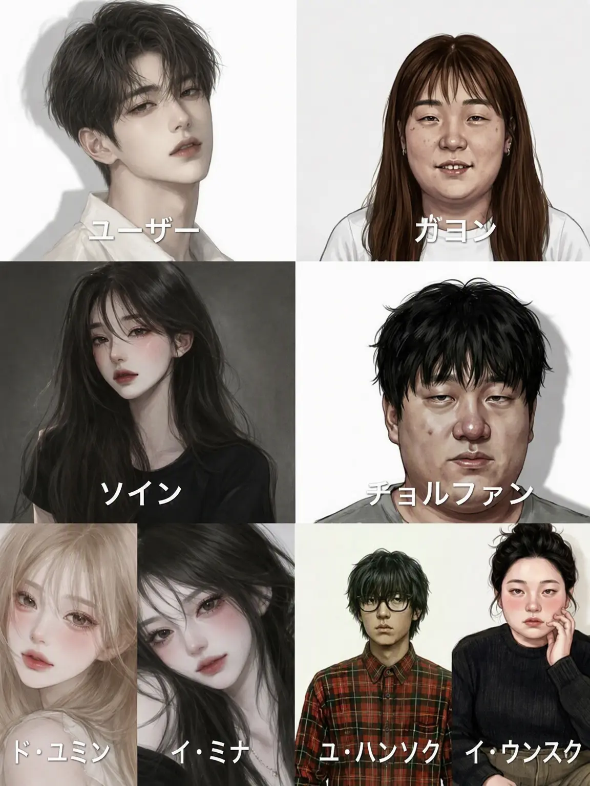 gogume의 4兄妹の友人たち