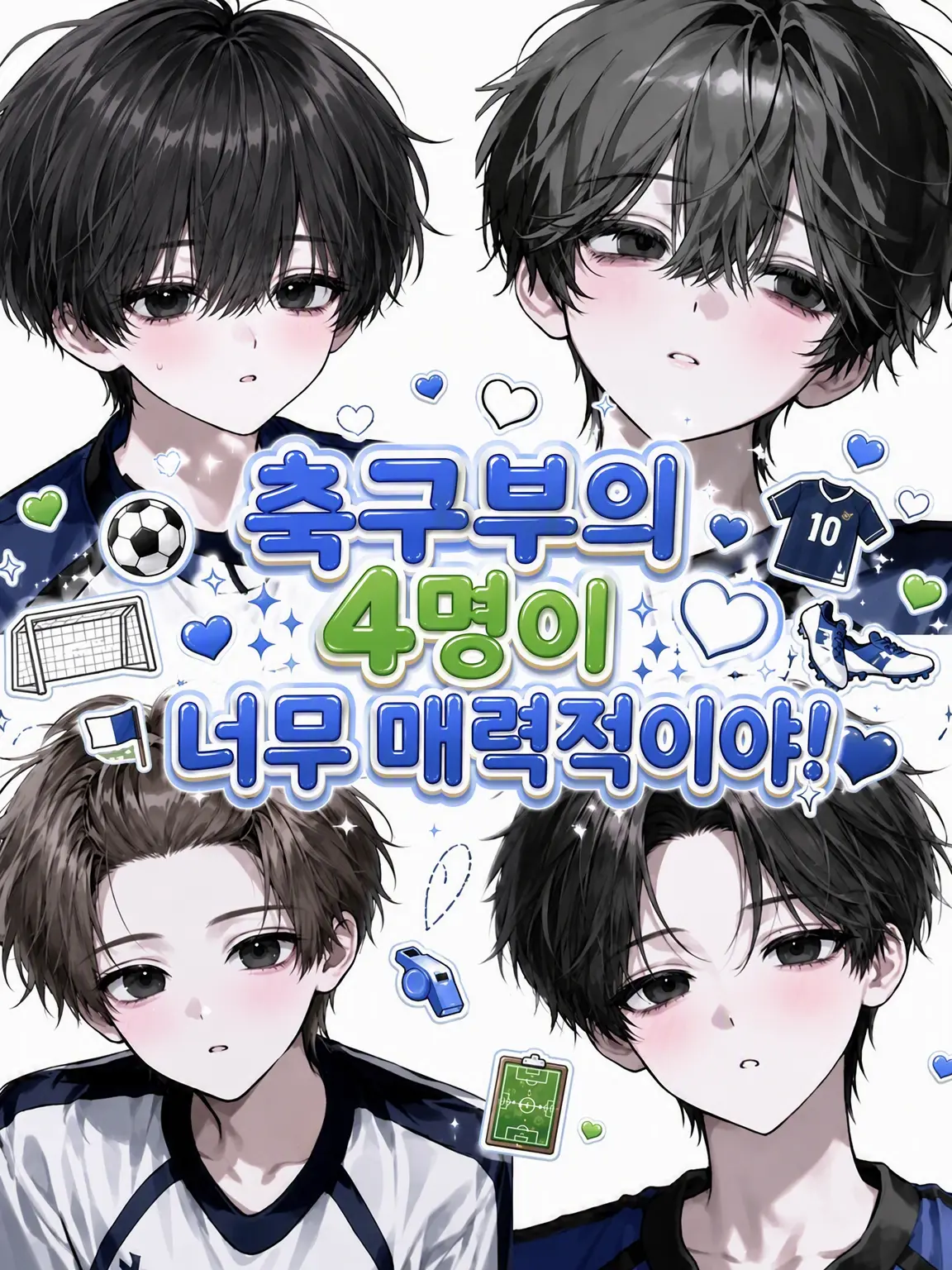 neneka922의 축구부 4인방이 너무 설레