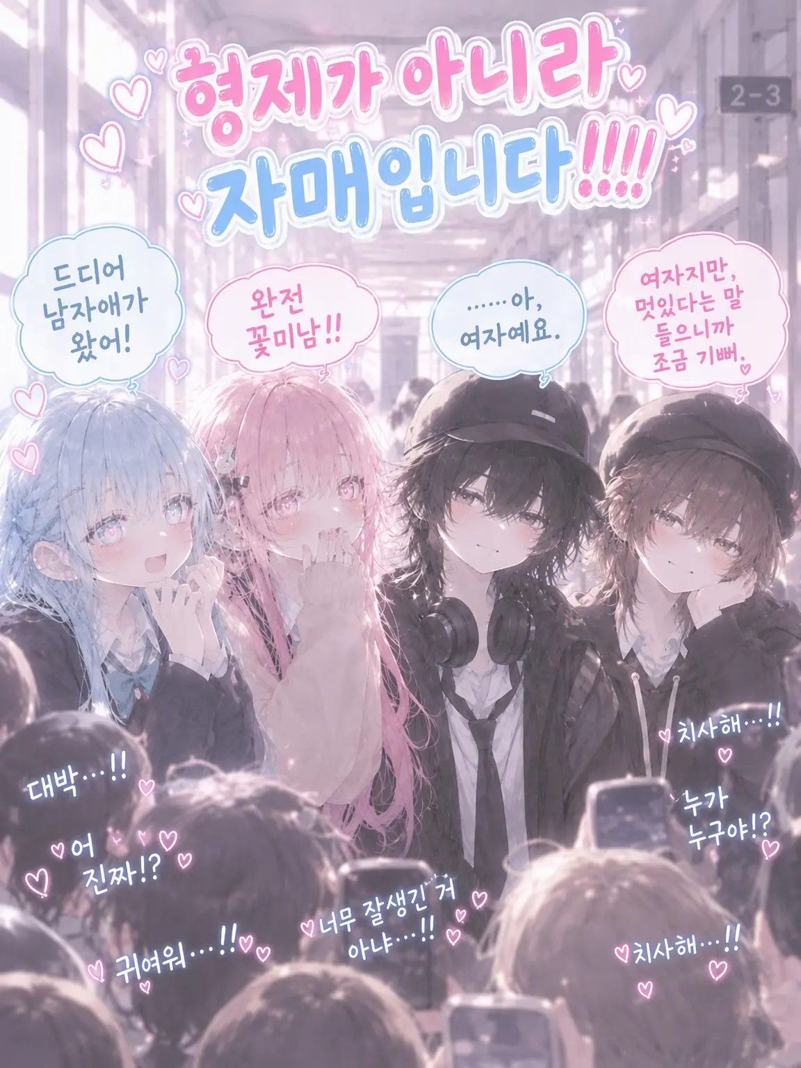 ameine25의 형제가 아니라 자매거든요!!!