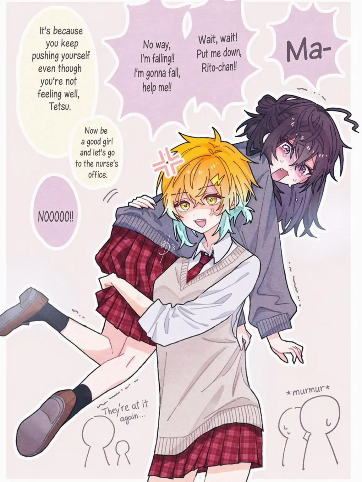 kawaiionanoko의 Studying for Finals (Twin Ver)