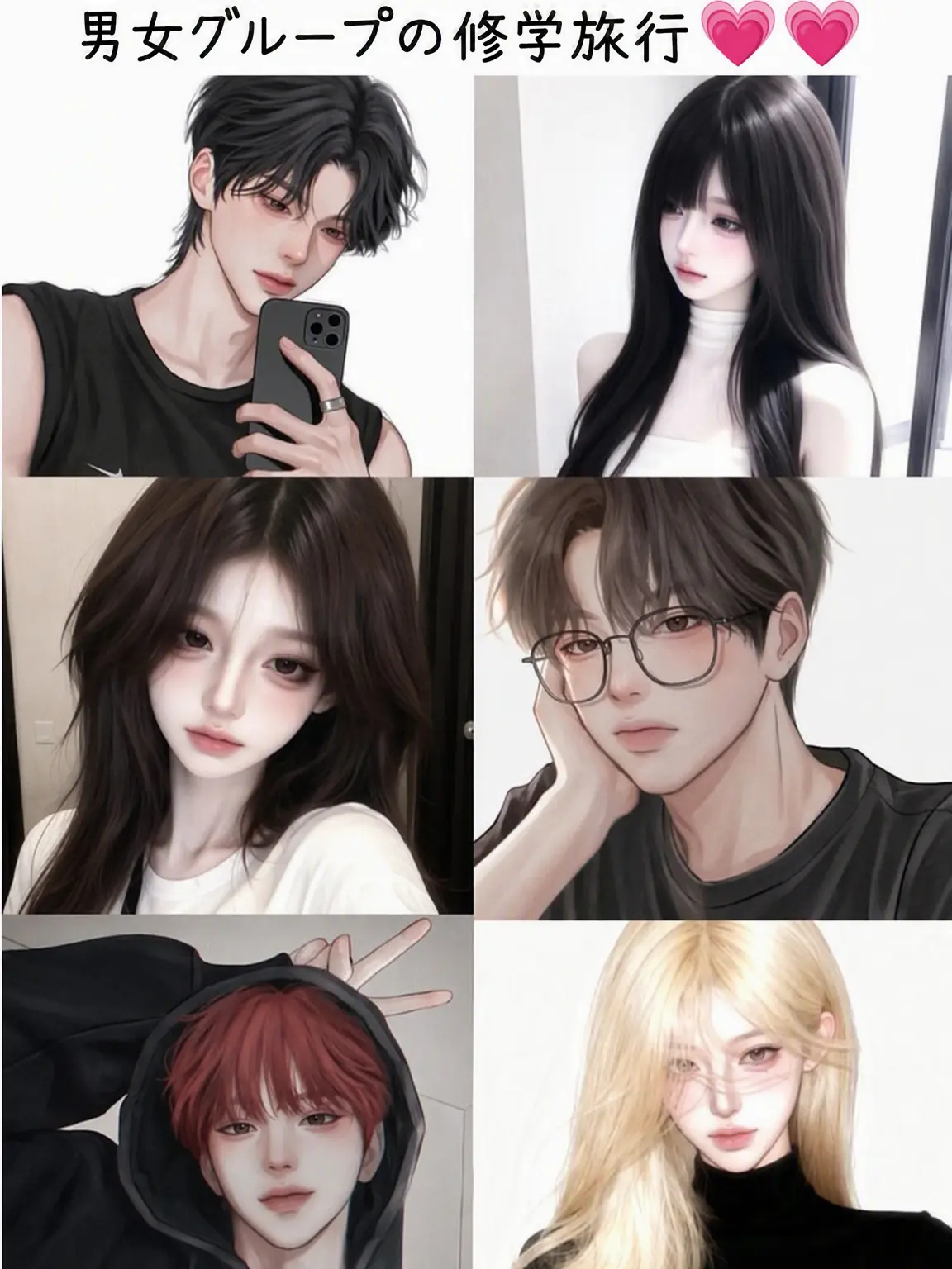 BeigeRain6089의 男女グループの修学旅行