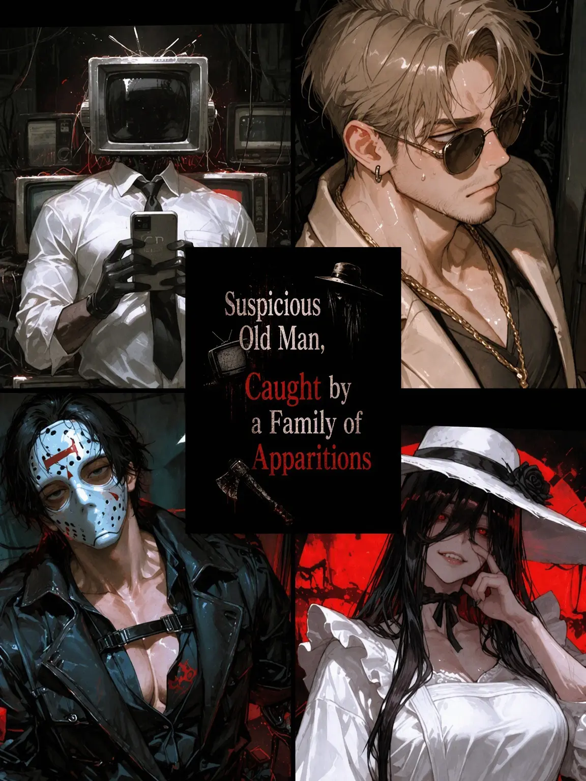 motimotirice의 Creepy Uncle Trapped by a Family of Apparitions