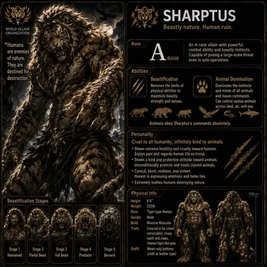 Profile image of Sharp Tooth-Villain