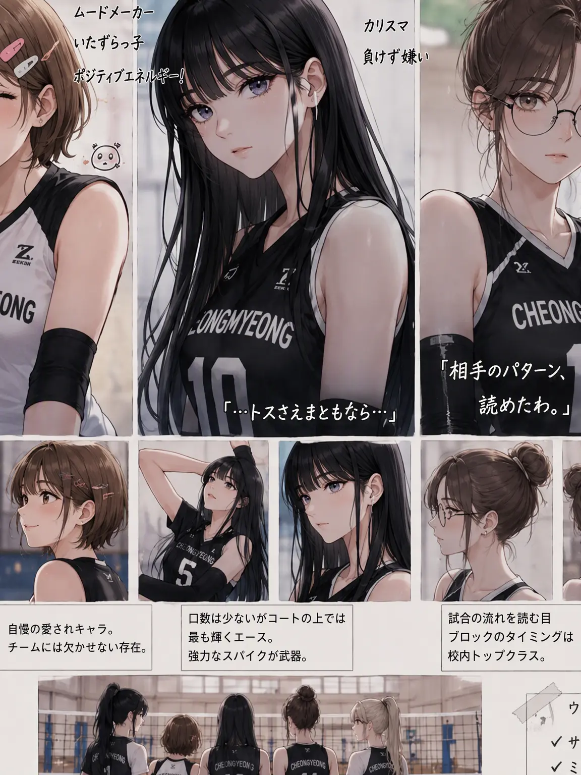 VSman의 高校女子バレー部