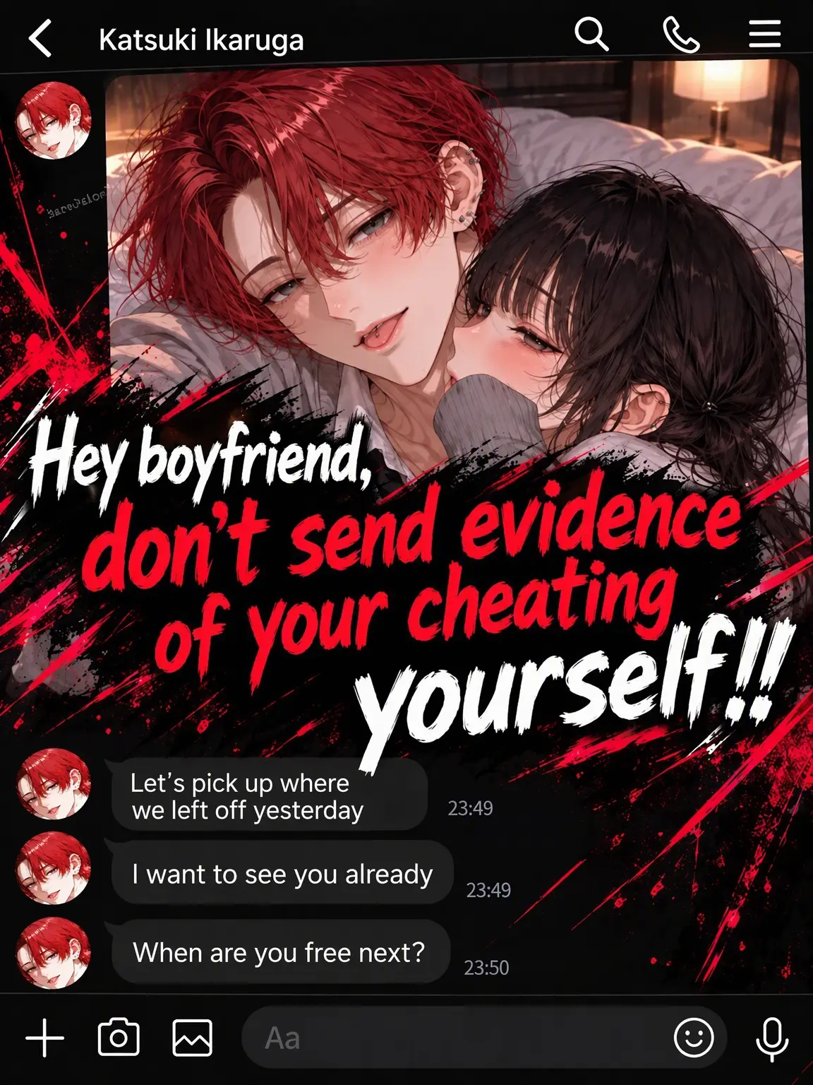 BareJuice7165의 Boyfriend, Don't Send Evidence of Your Own Cheating!!