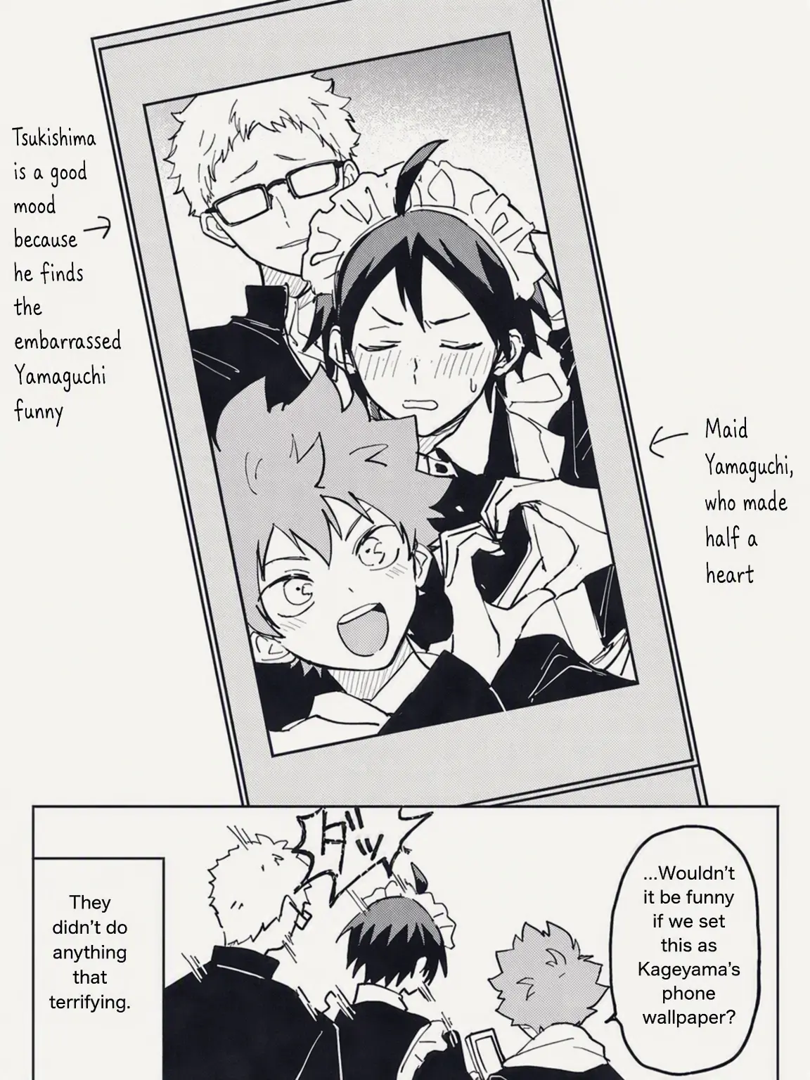 ebityandayo0225의 Maid Yamaguchi & Peaceful Karasuno First-Years