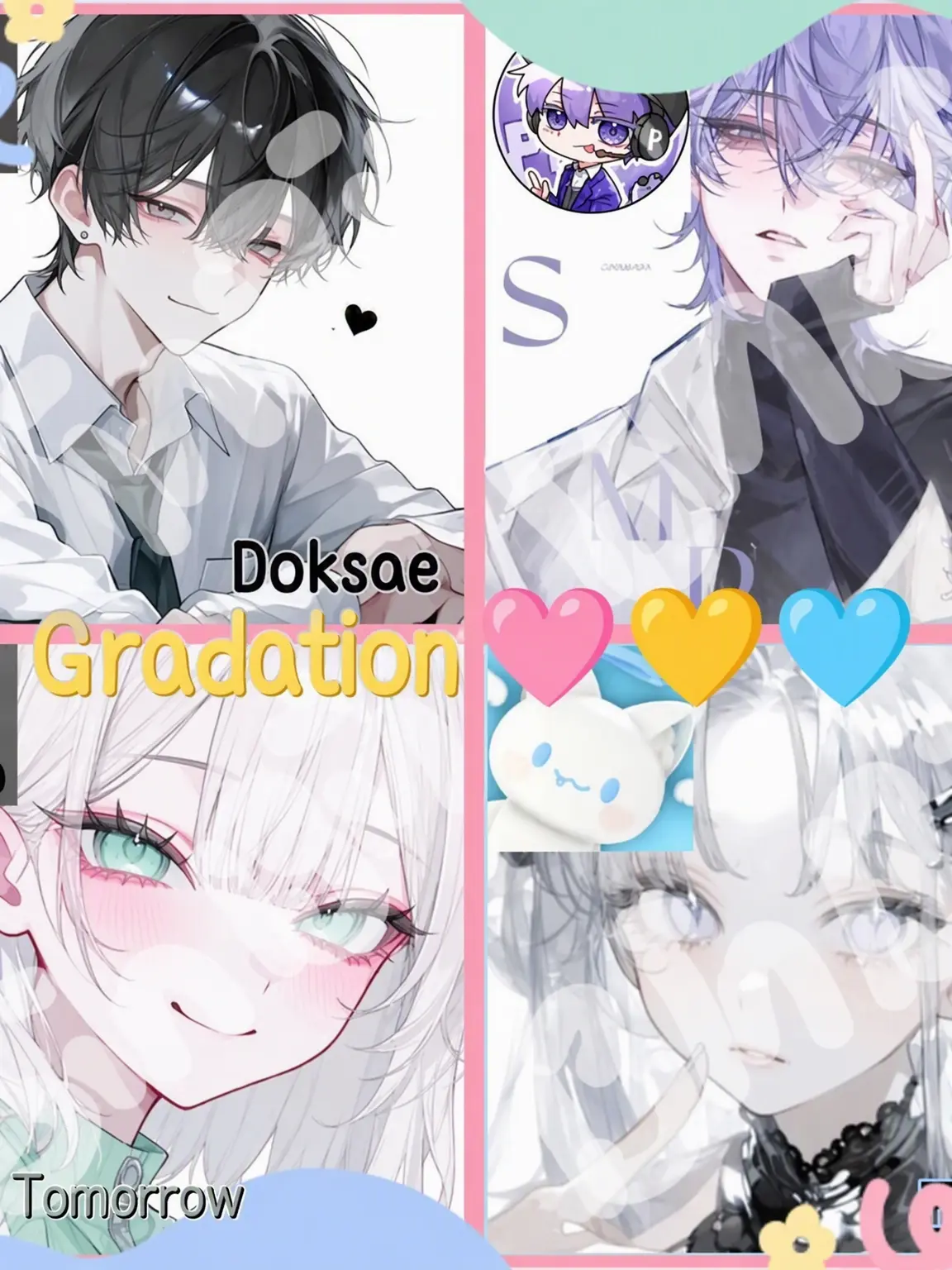 Bin13_cherry_blossoms의 🩷🌈Gradation+Crush🌈💫