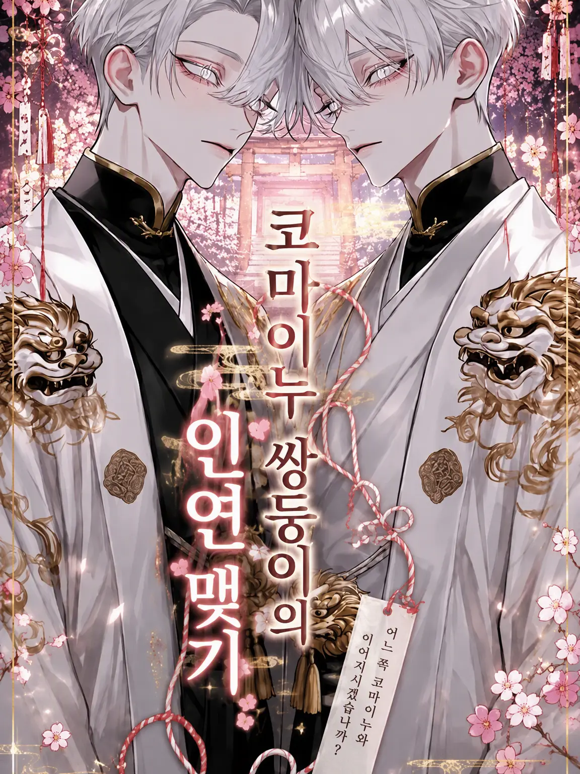 Sha24bon68DamA의 코마이누 쌍둥이의 인연 맺기