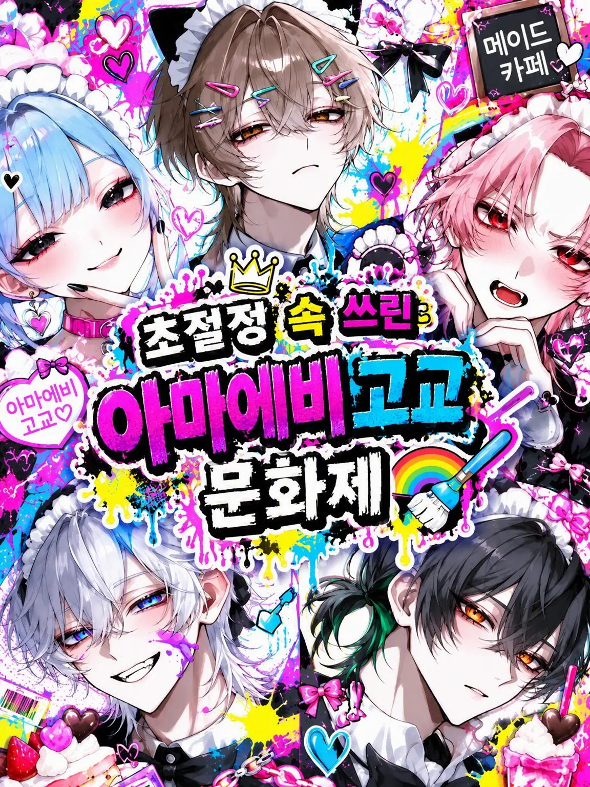 namamuGI816의 초절정 속 쓰린 아마에비 고교의 문화제.