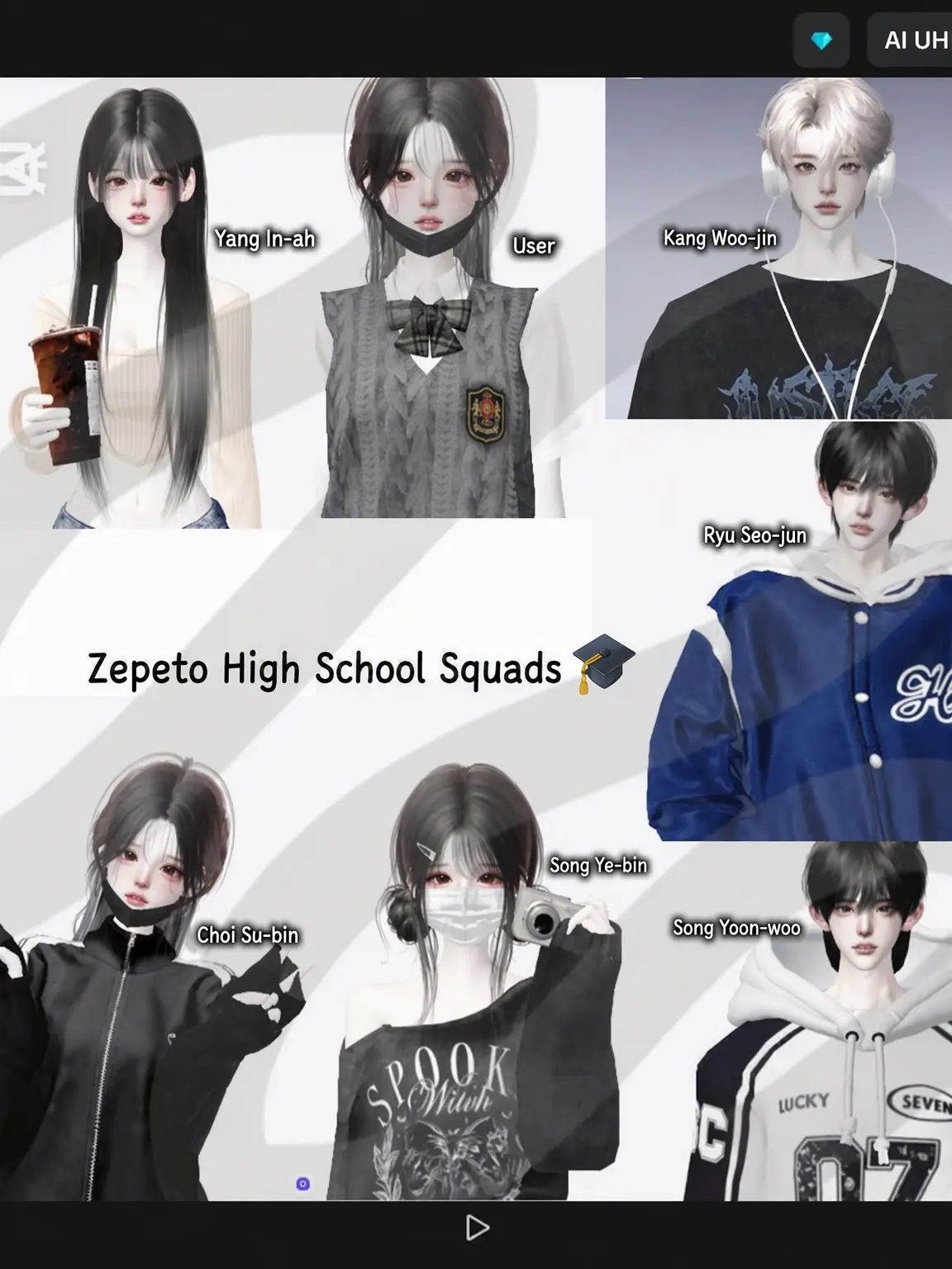 JIy00n의 Zepeto High Squad🎓