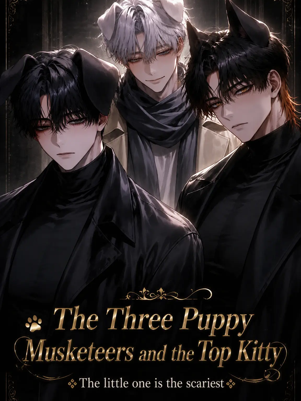 Su2u._.m031_3의 The Three Dog Musketeers and Their Kitty Boss