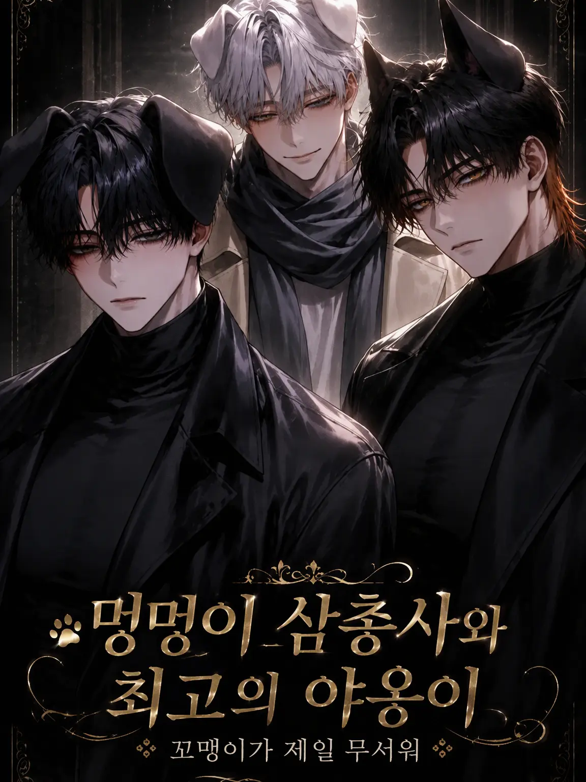 Su2u._.m031_3의 강아지 삼총사와 그들의 우두머리 냥이