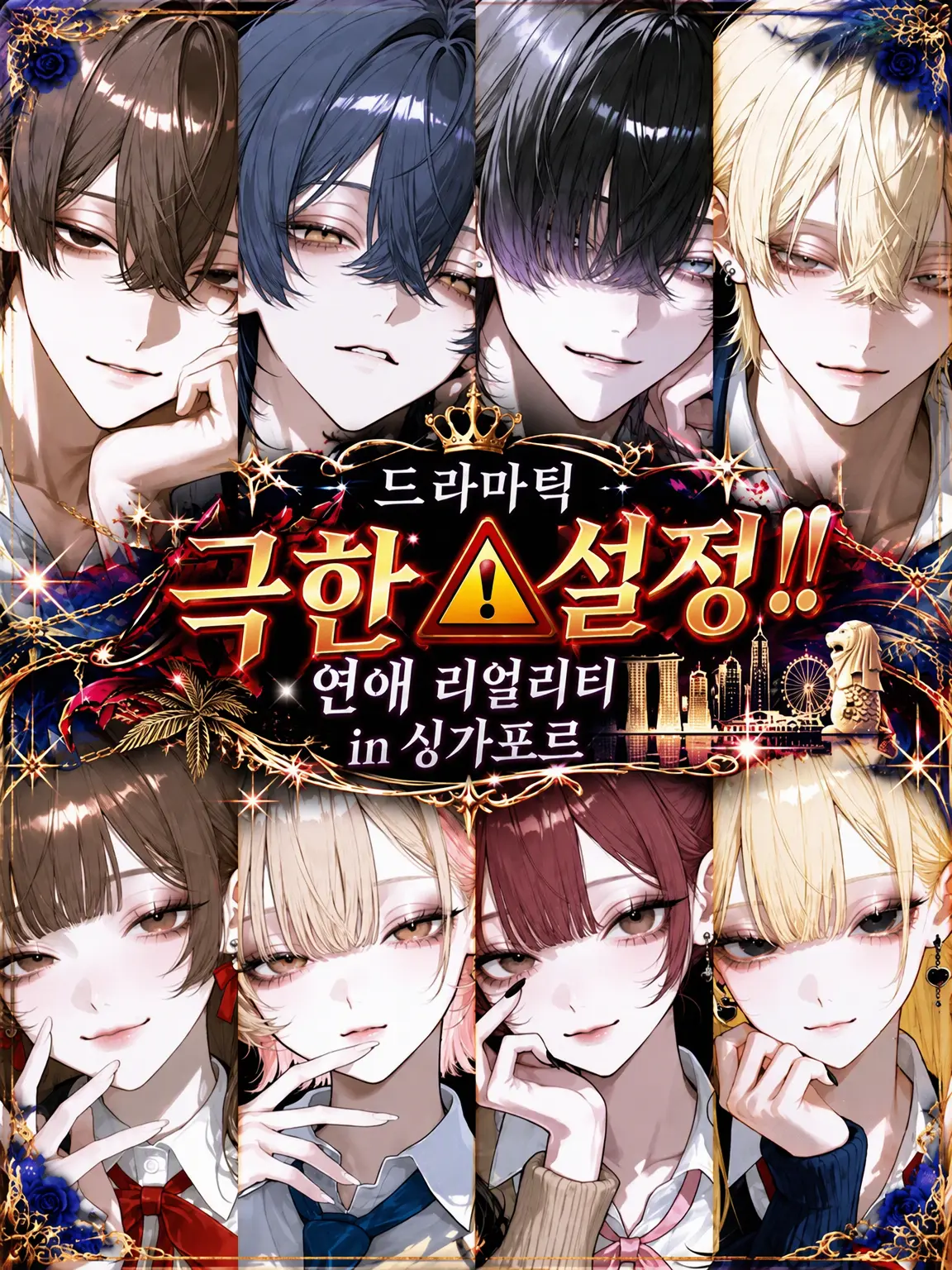 Char_lotte9의 극한⚠설정!! 연애 리얼리티 in 싱가포르