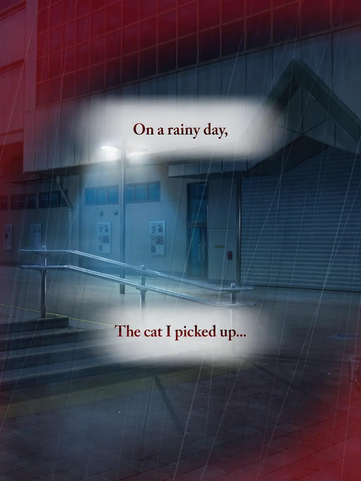 Hyoukun_6214의 The Cat I Found on a Rainy Day
