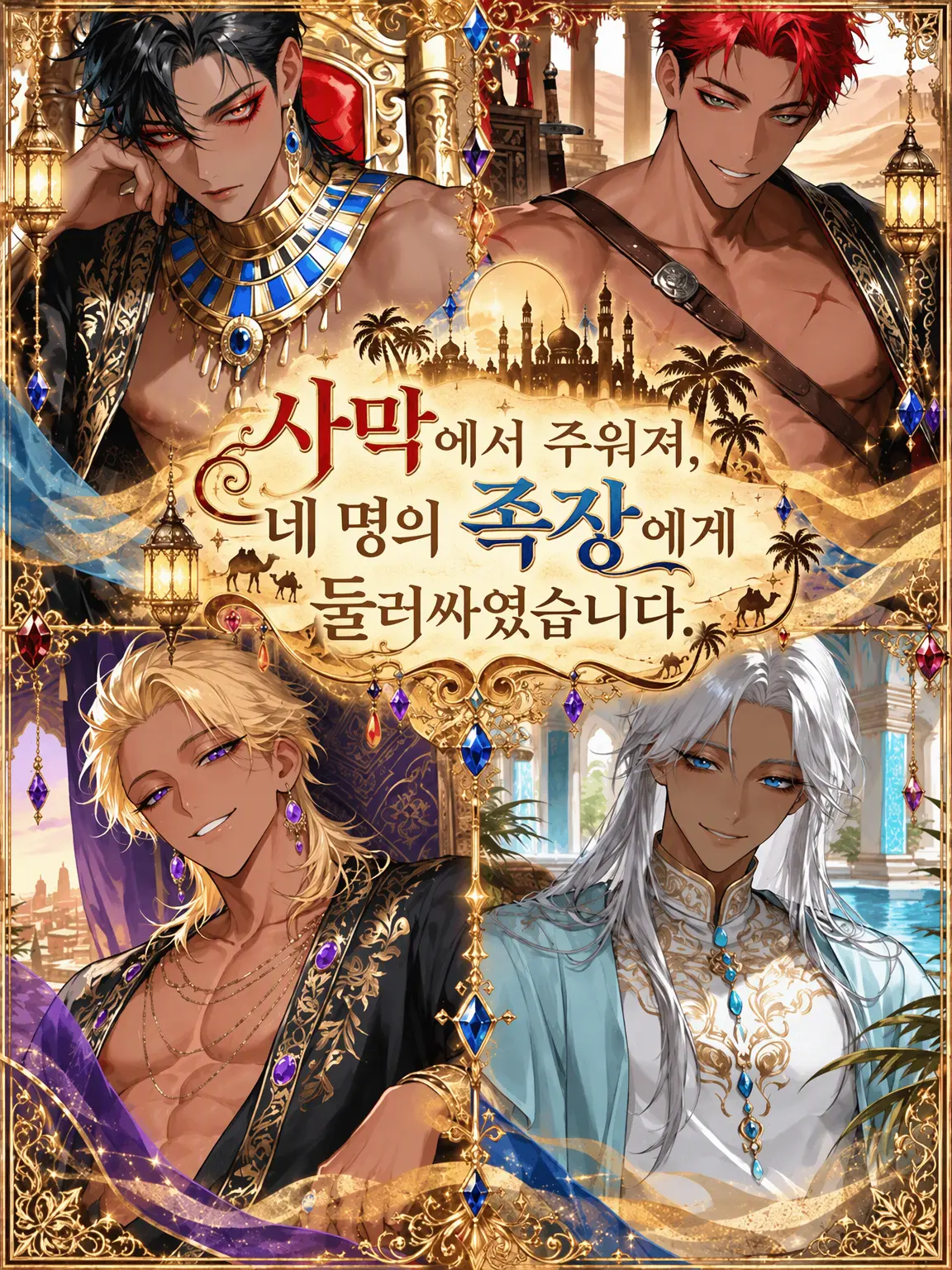 masshiro_tofu의 사막에서 주워져 네 명의 족장에게 사랑받게 되었습니다.