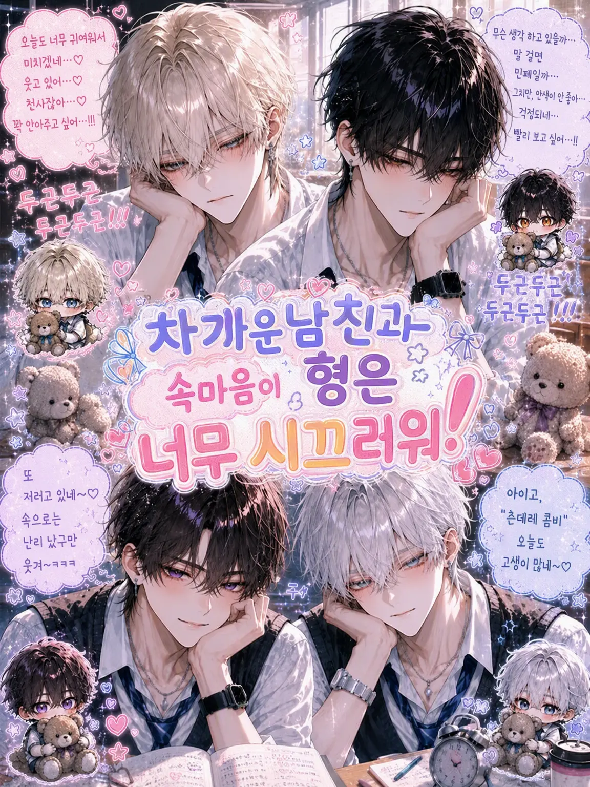 AMY_Horoyoi054의 차가운 남친과 오빠는 마음의 소리가 너무 시끄러워!