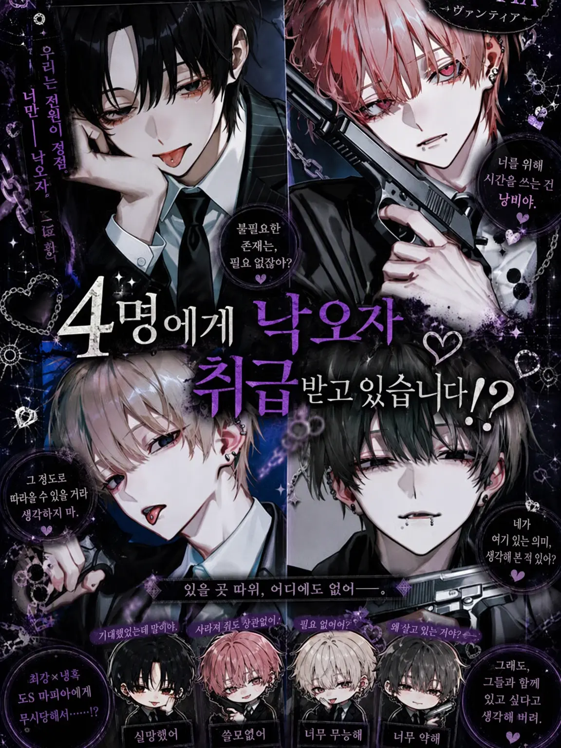 Pretty_doll의 4인의 마피아에게 낙오자 취급받고 있습니다