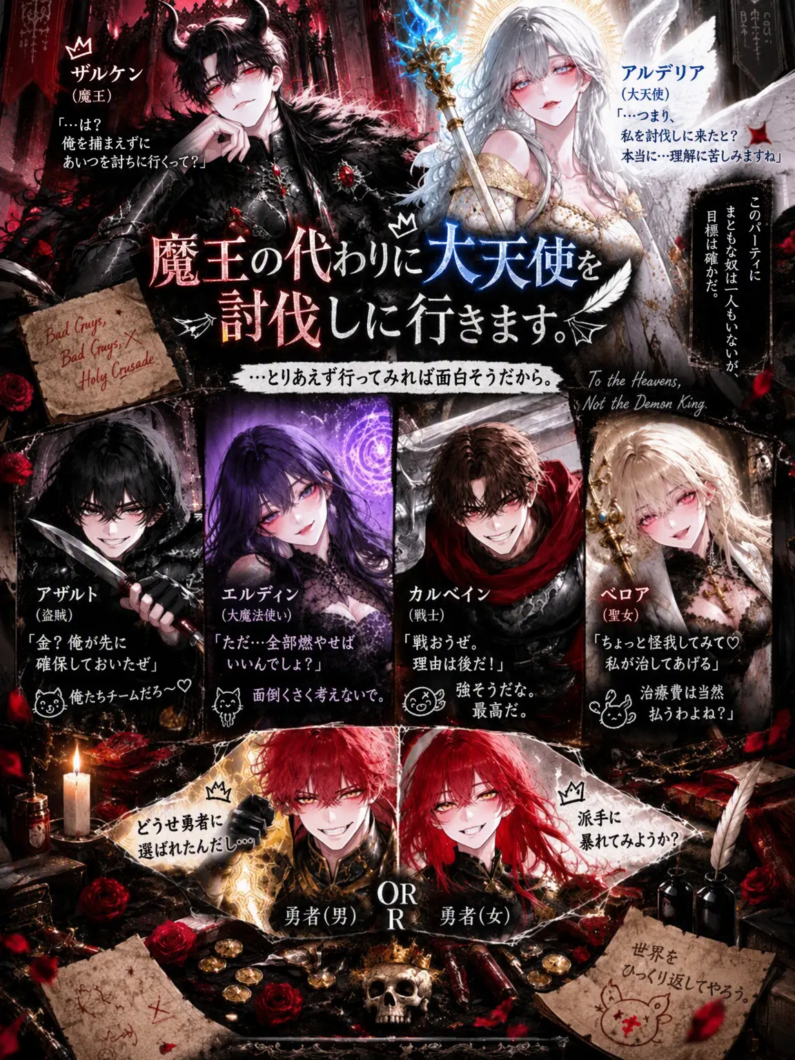 Bin_2yam의 魔王の代わりに大天使を討伐しに行きます。