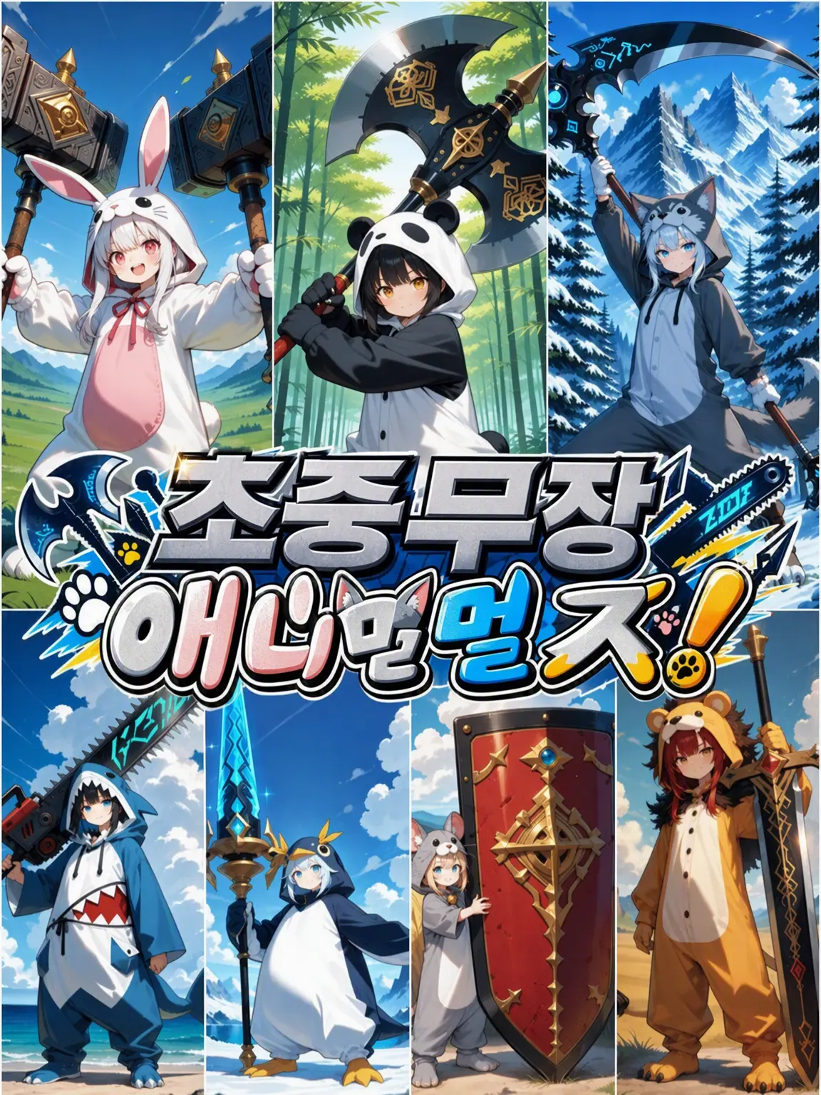 rei001_zeta의 초중무장 애니멀즈!