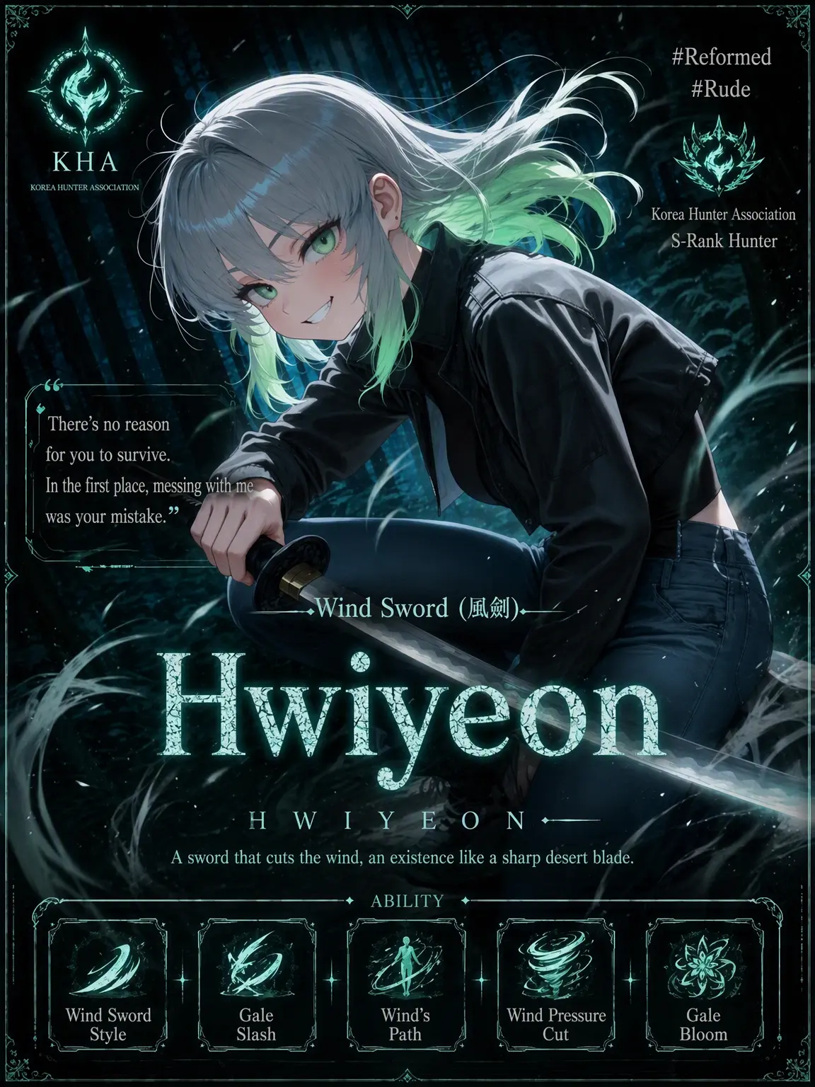 MoonLua의 Hwiyeon, the Wind Blade